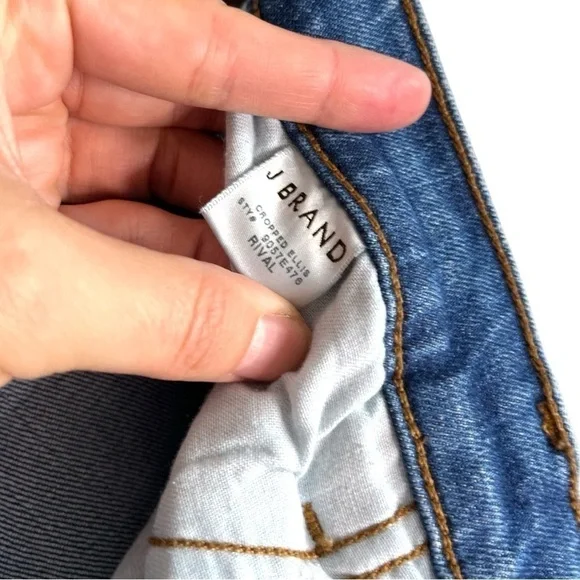 J Brand Cropped Ellis blue size 30 GUC - Picture 3 of 4